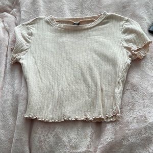 SHEIN fitted crop top